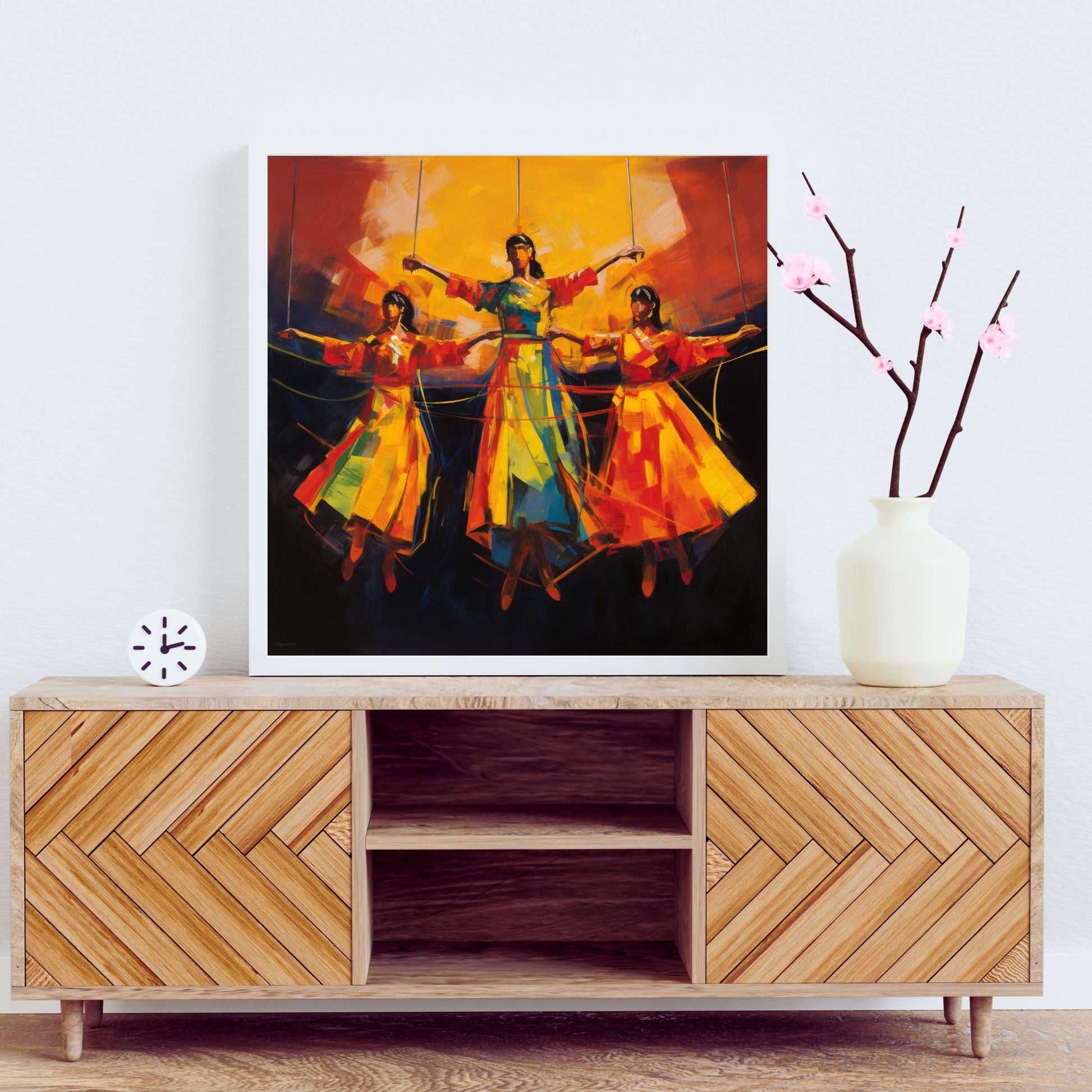 Danza de los Voladores Artful Wall Art Poster - Artkins Lifestyle