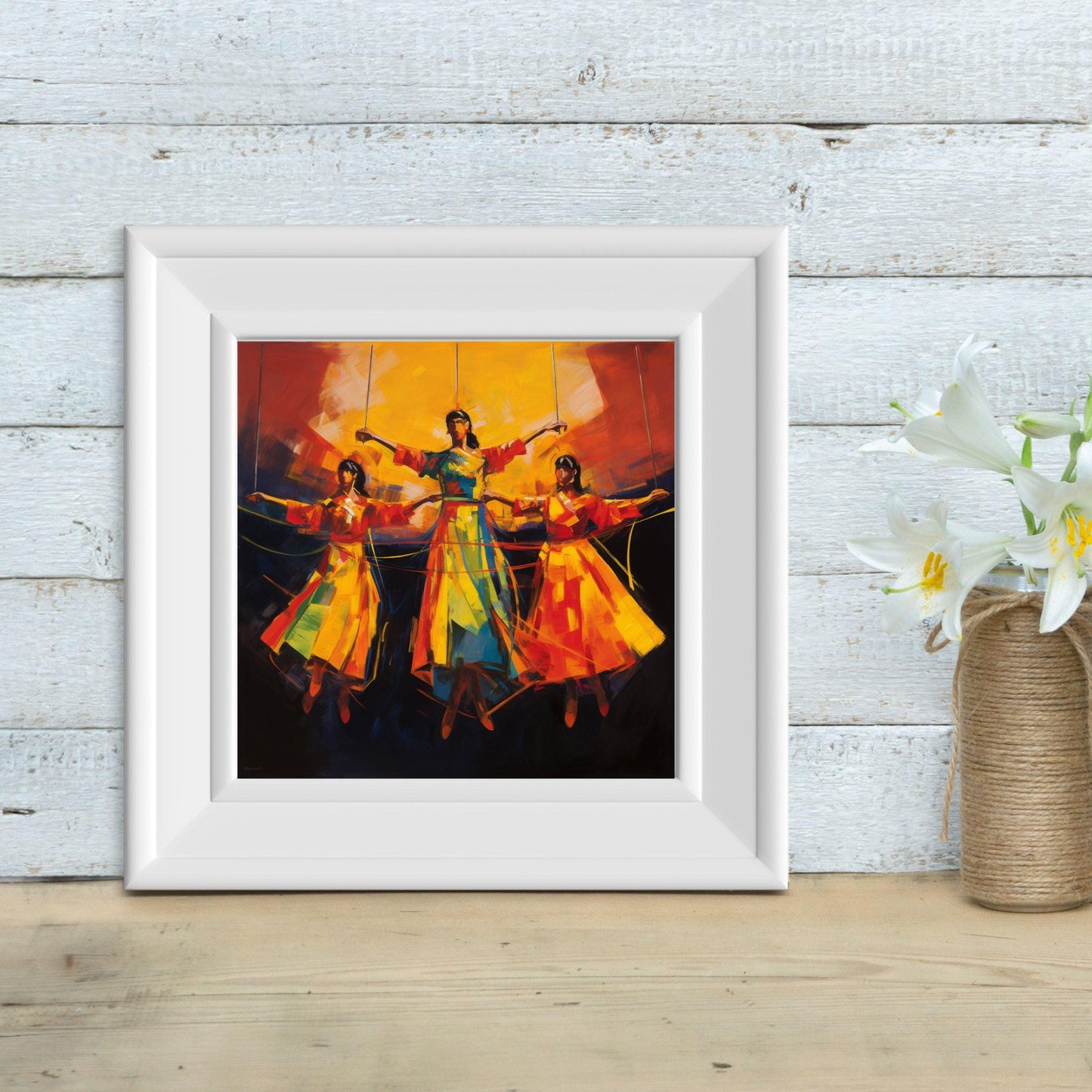 Danza de los Voladores Artful Wall Art Poster - Artkins Lifestyle