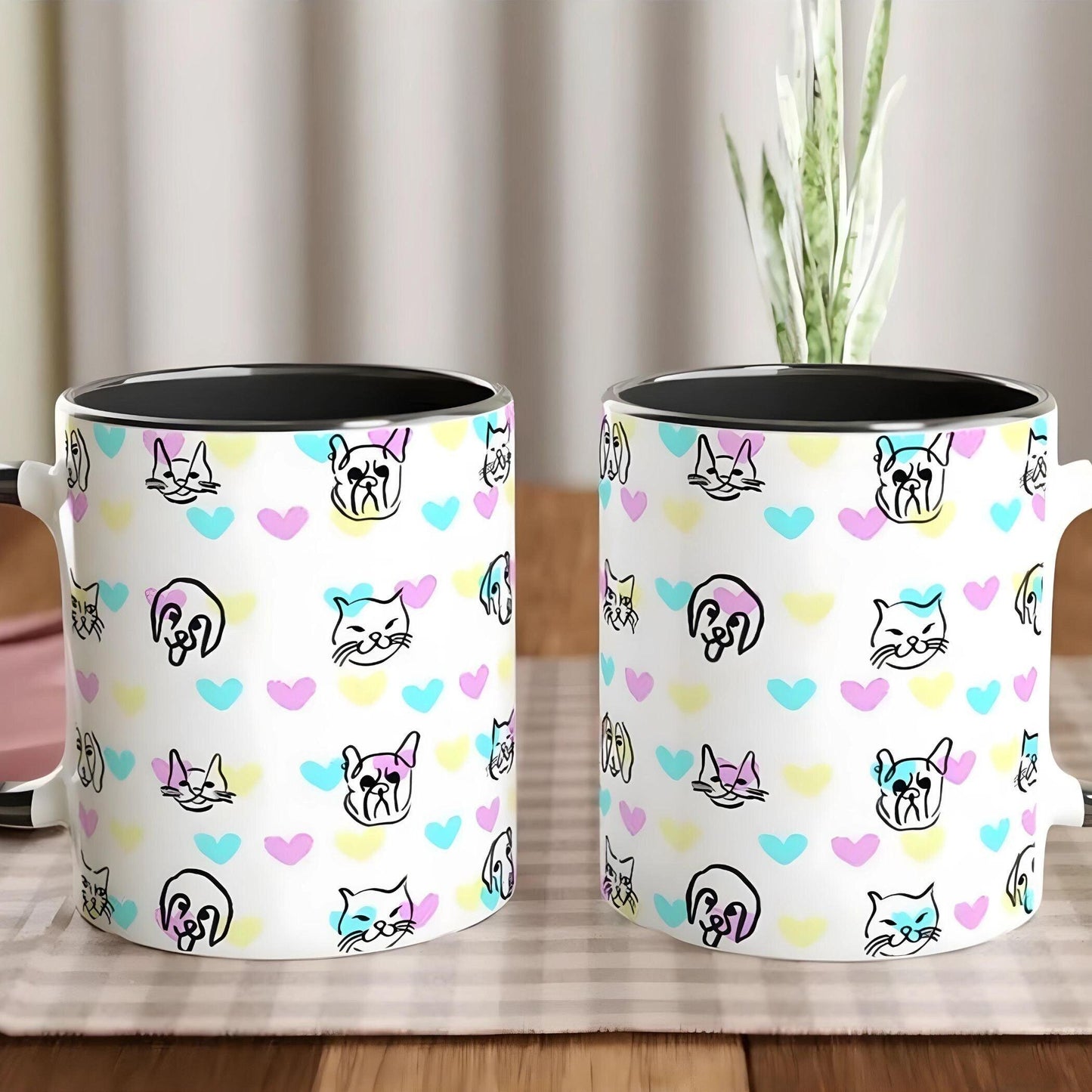 Mug | Cat And Dog Lover Gift - Artkins Lifestyle