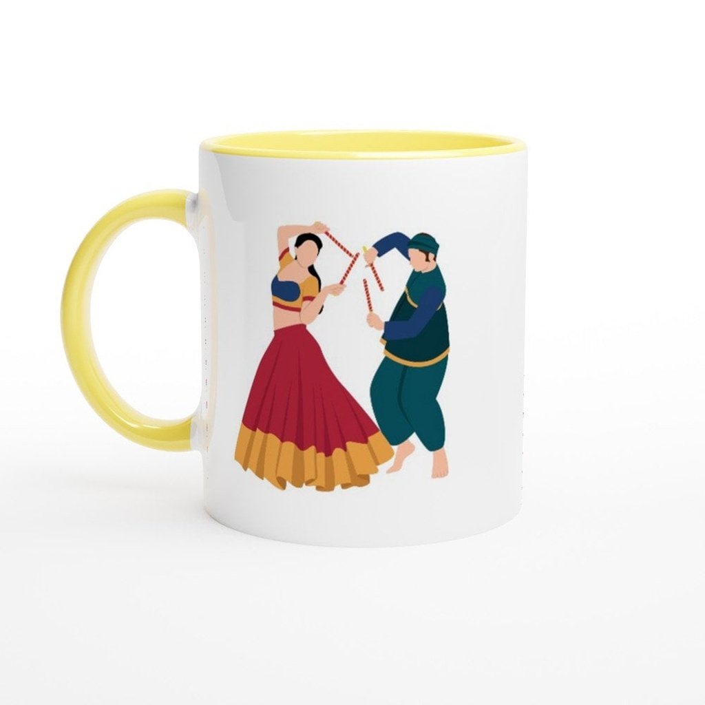 Gujarati Mug, Brown Girl, South Asian Art, Indian Christmas, Desi Birthday, Gujju Friend, Secret Santa, Unique Idea, Chai Cup, RARE FIND