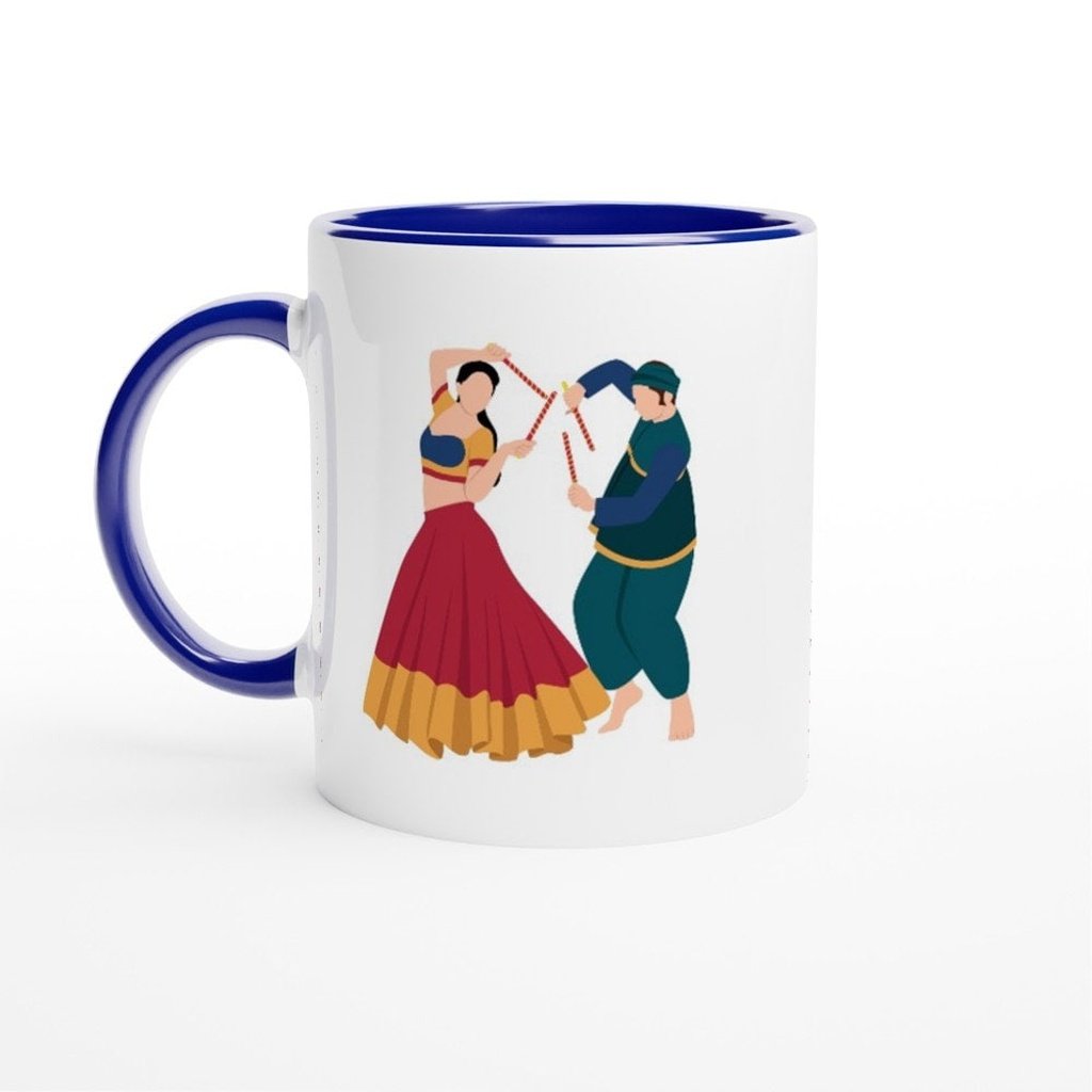 Gujarati Mug, Brown Girl, South Asian Art, Indian Christmas, Desi Birthday, Gujju Friend, Secret Santa, Unique Idea, Chai Cup, RARE FIND