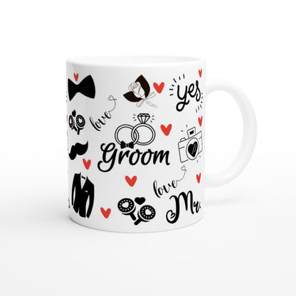 Groom-to-Be Gift, Groom Shower, Groom Gift from Bride, Bestman Gift to Groom, Wed Gift to Groom, Husband-to-Be, New Partner Gift, Coffee Cup