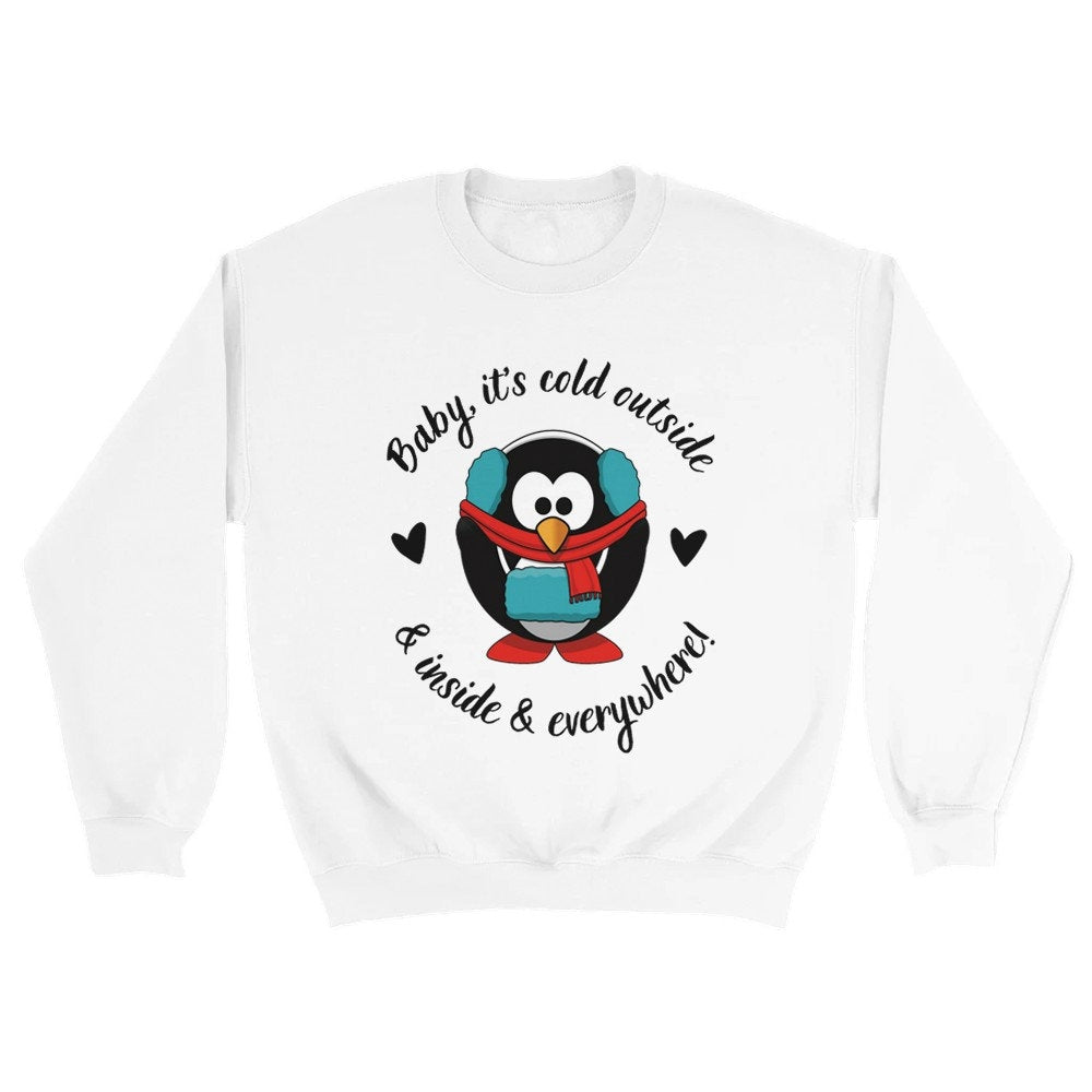 Cute Panda Winter Sweatshirt Baby It s Cold Outside Artkins Lifestyle