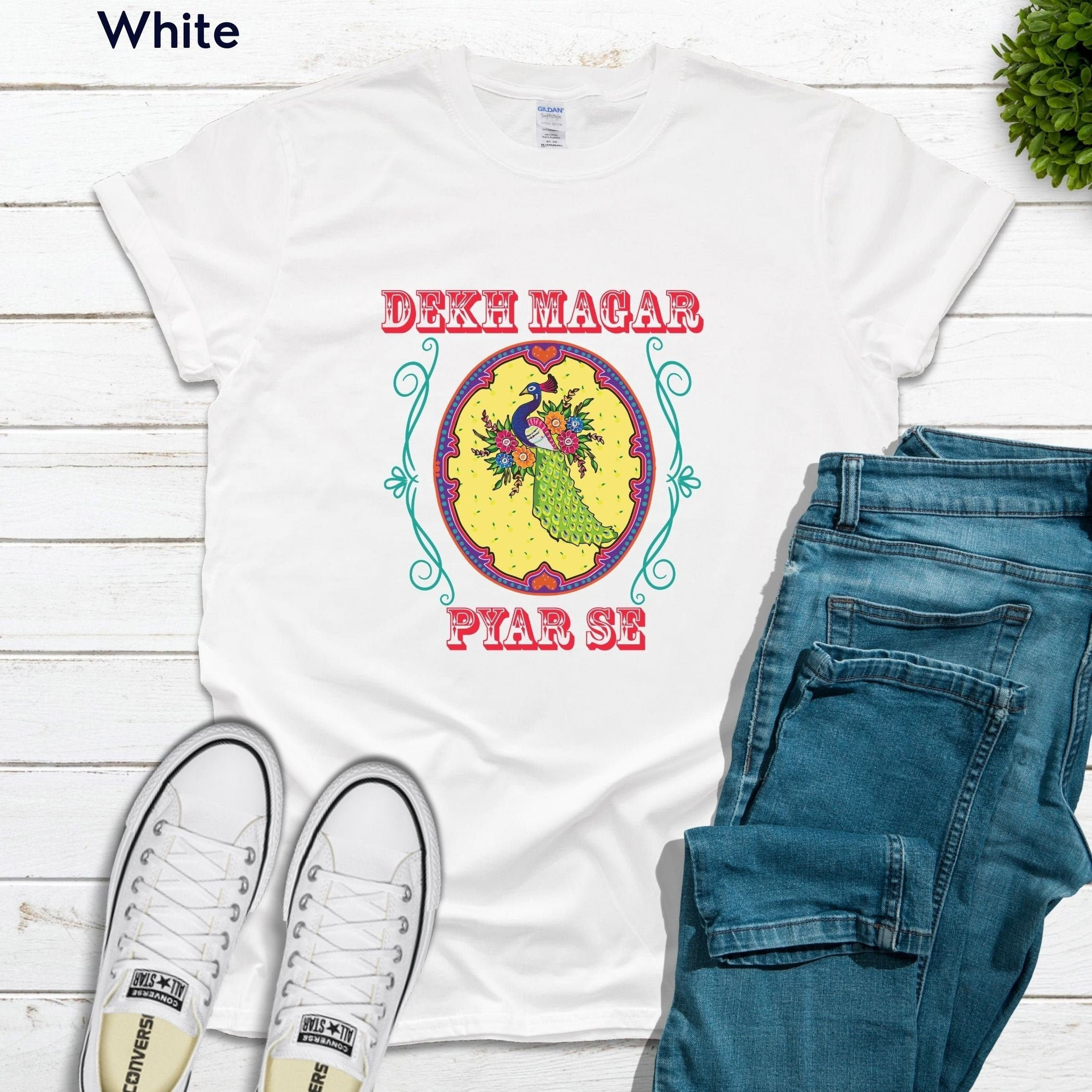 Pakistani Truck Art T-Shirt: Dekh Magar Pyar Se Slogan image 3 - Artkins