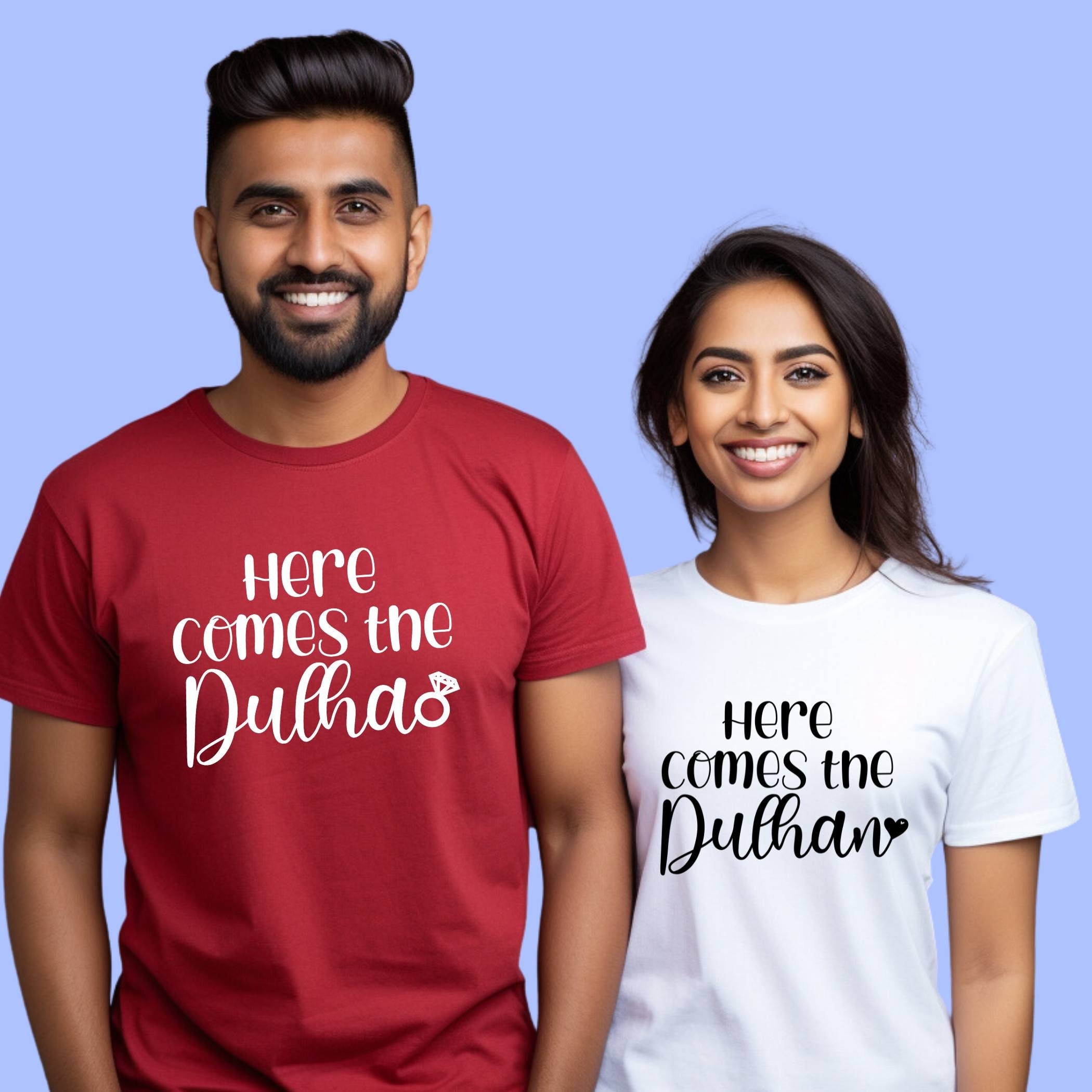 Dulhan Dulha Shirts: Indian Wedding Matching Outfit