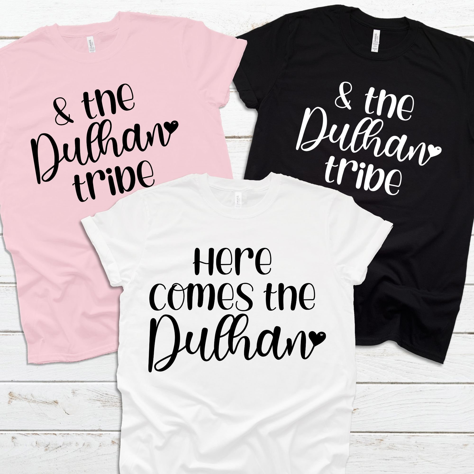 Dulhan Dulha Shirts: Indian Wedding Matching Outfit