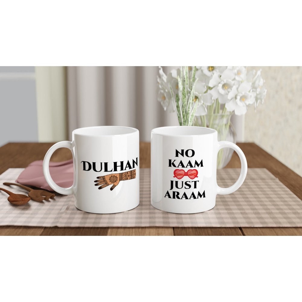 Dulhan Bride-to-Be Ceramic Mug: A Bridal Shower Gift She Will Actually Use