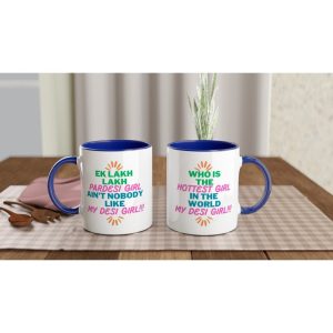 Holiday-ready Desi Girl Empowerment Mug for chai lovers