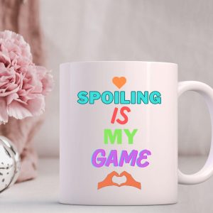 Front view of Dadi Nani mug, 11 oz ceramic with desi grandma humor