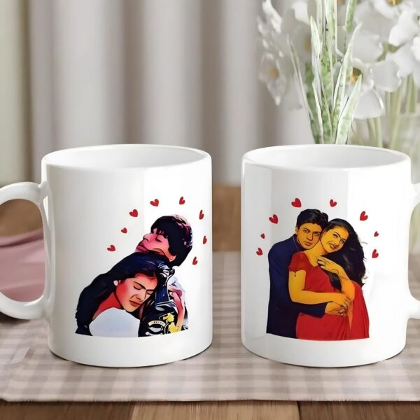 Shahrukh Khan & Kajol Mug: Bollywood 90s Gift image 2 - Artkins