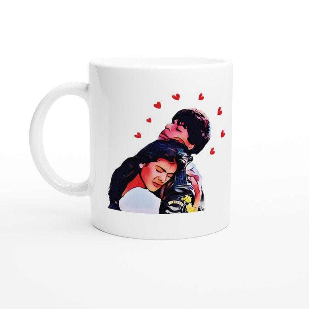 Shahrukh Khan & Kajol Mug: Bollywood 90s Gift image 4 - Artkins