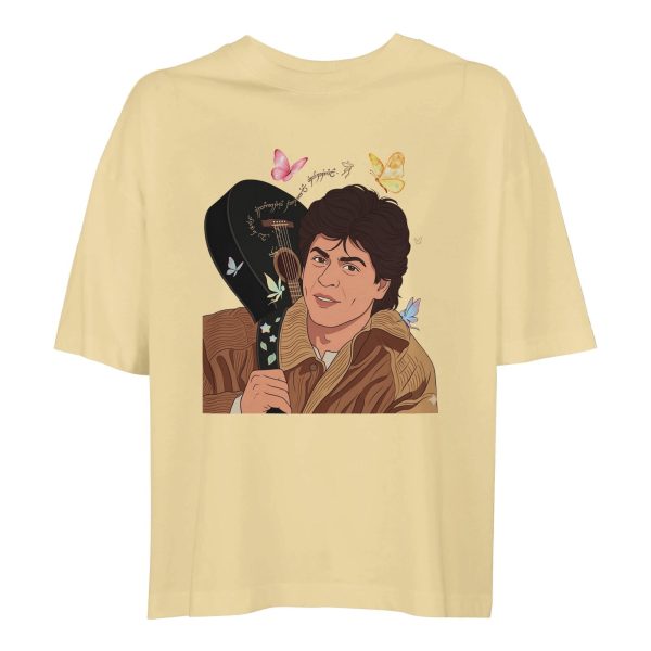 Shah Rukh Khan DDLJ Guitar Pose Oversized T-Shirt