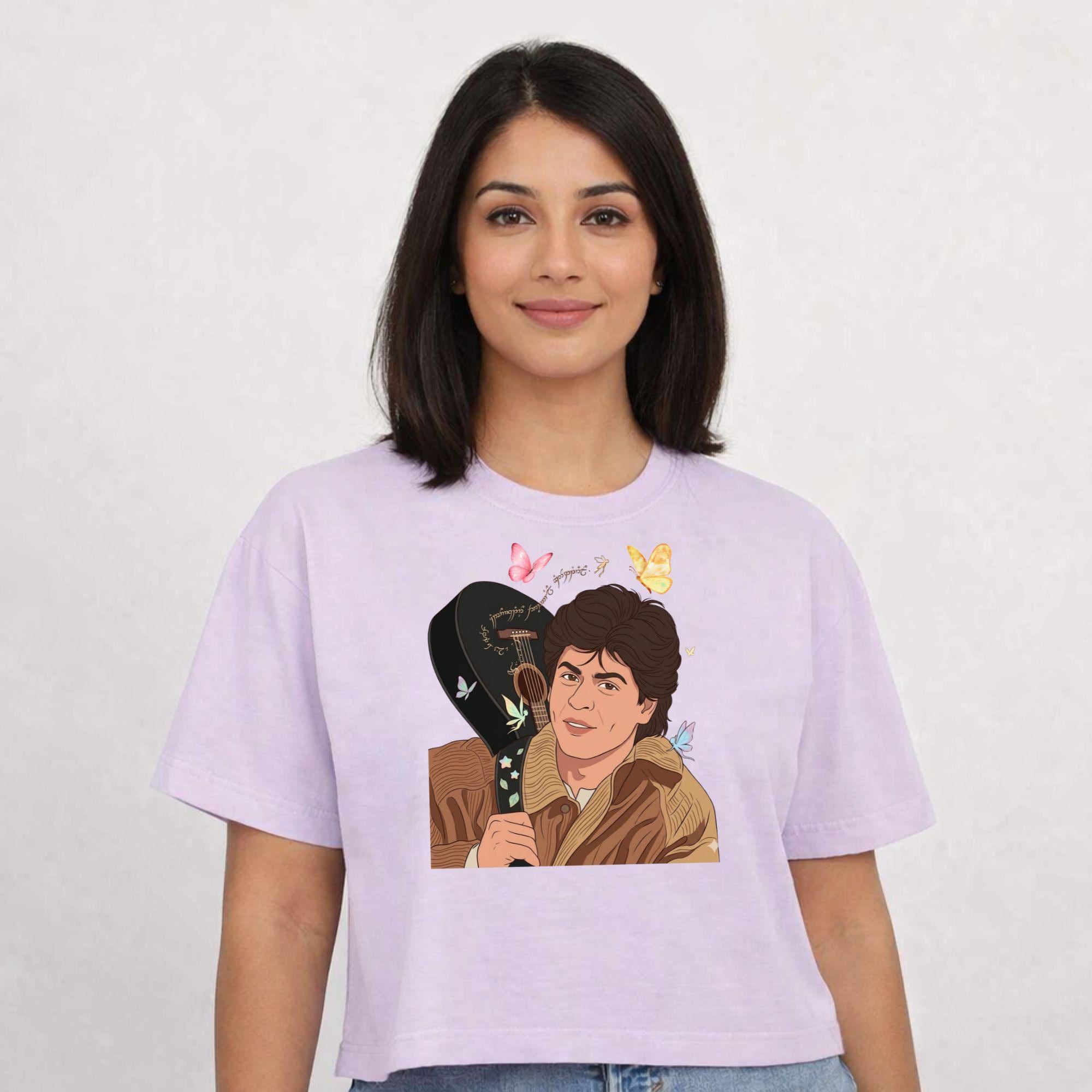 Shah Rukh Khan DDLJ Guitar Pose Oversized T-Shirt - Image 6