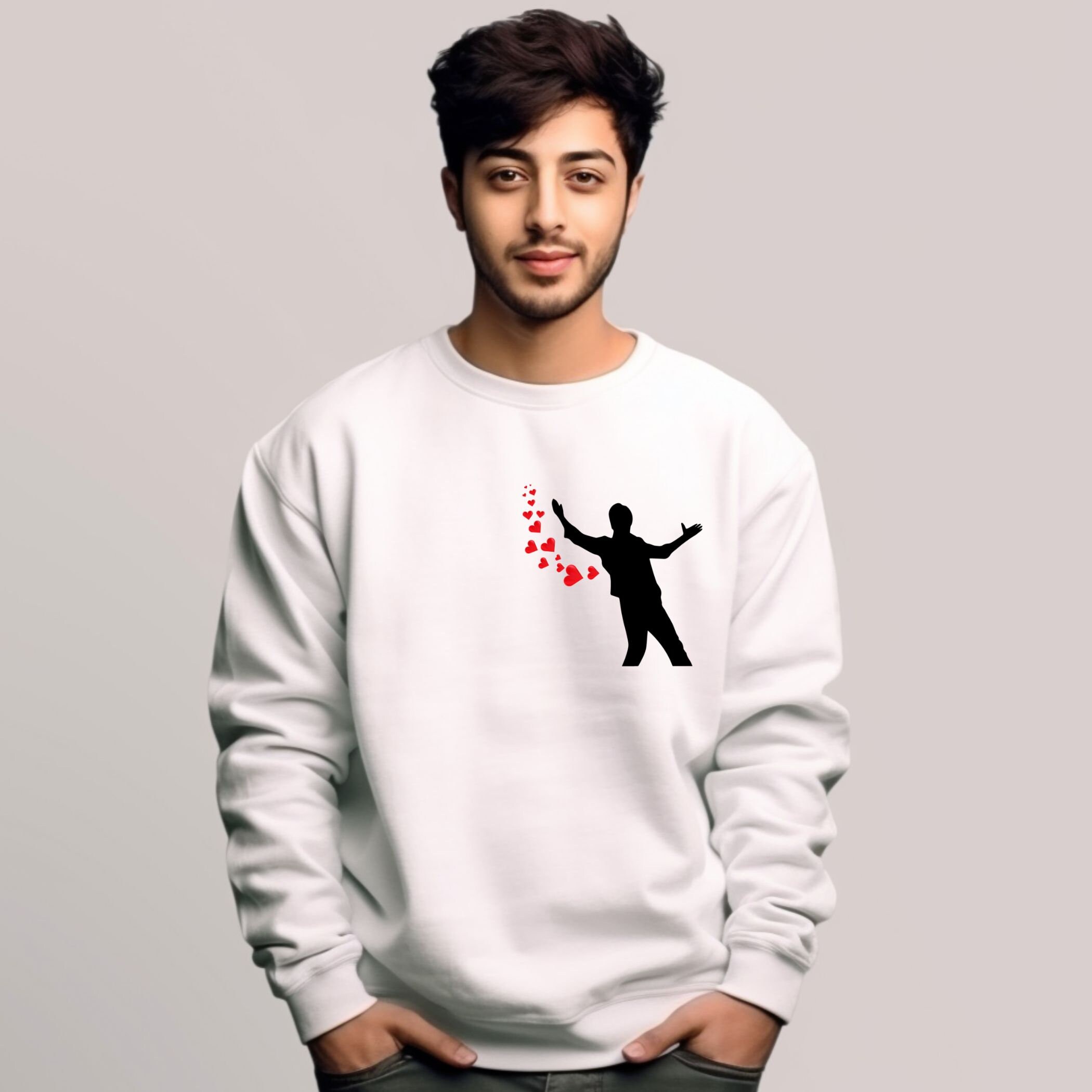 SRK Signature Pose Fan Art Sweatshirt - Image 10