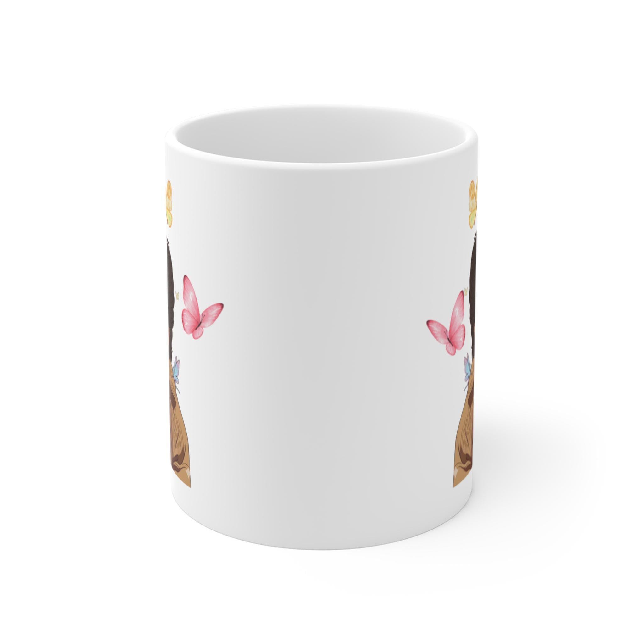 DDLJ inspired mug styled on a desk with morning chai, Bollywood fan gift idea