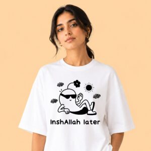 Inshallah Later Funny Graphic Tee